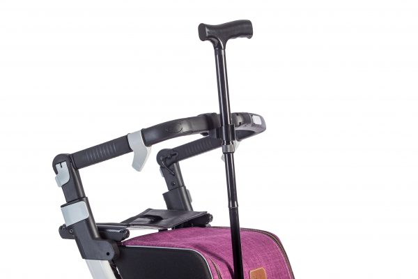 Soporte para Bastón Rollz Flex acoplado al manillar de tu andador