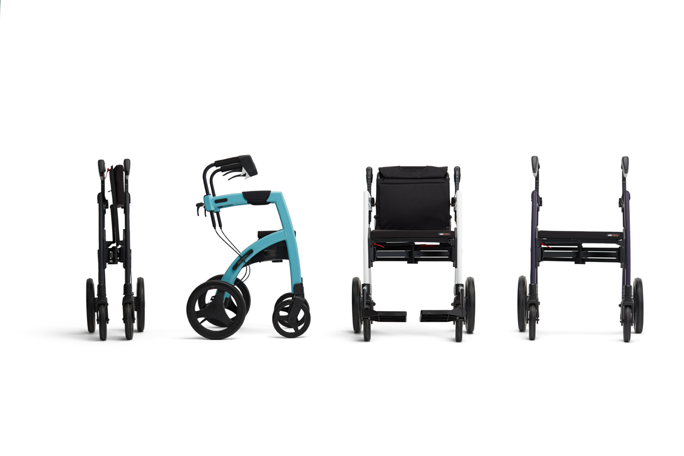 Andador y Silla de ruedas rollz Motion en cuatro posiciones