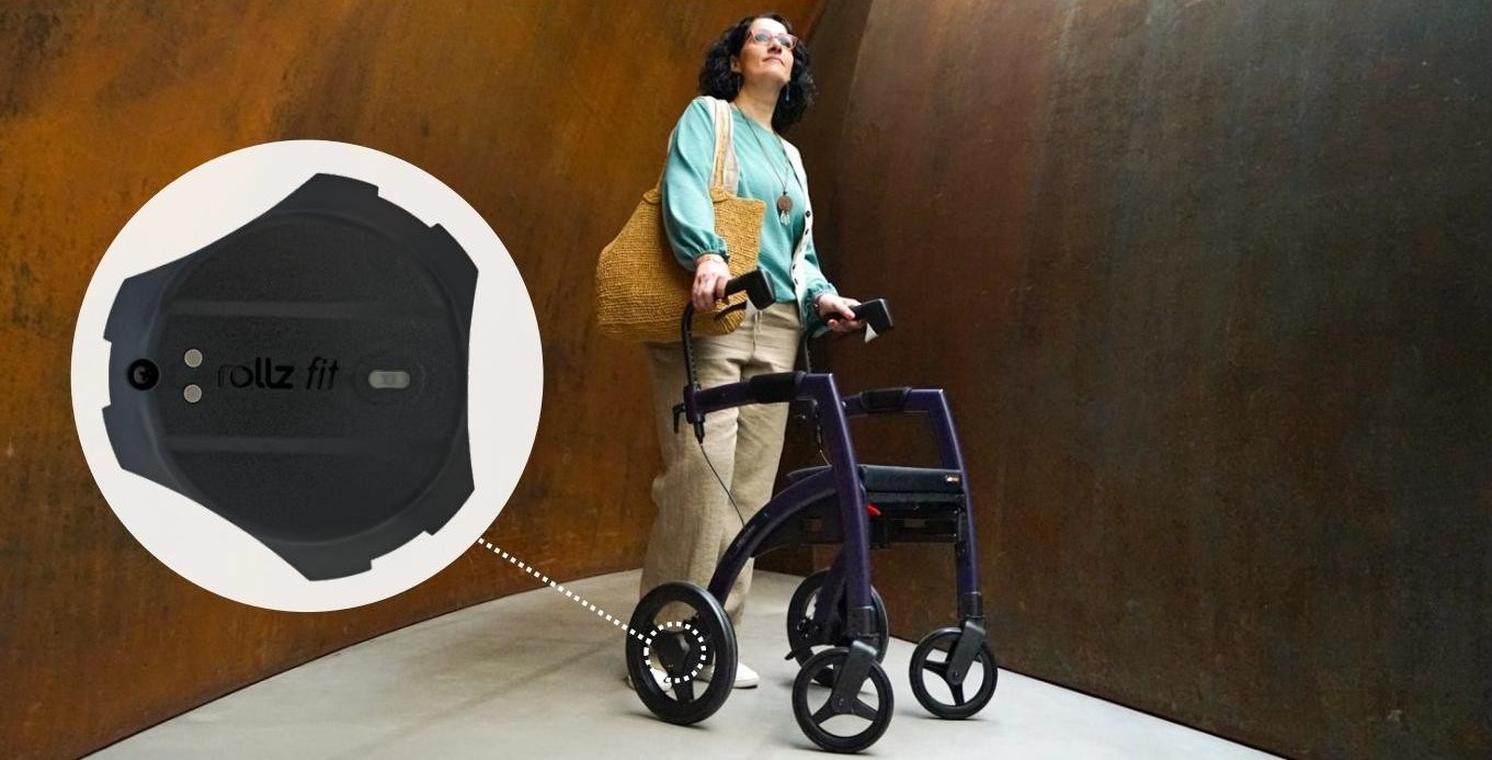 Rollz Fit es el primer sensor de actividad del mundo para andadores con ruedas