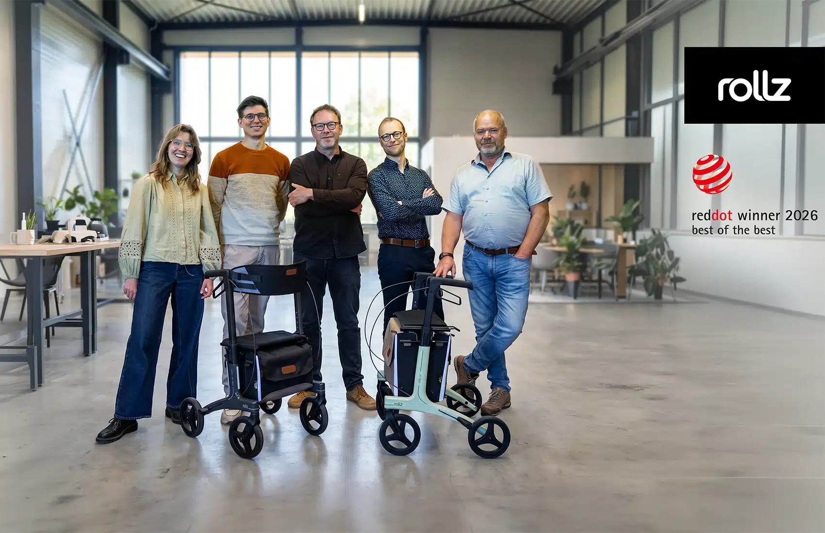Rollz Air ha sido galardonado con el premio Red Dot: Best of the Best. Por su diseño, innovación y experiencia de usuario.