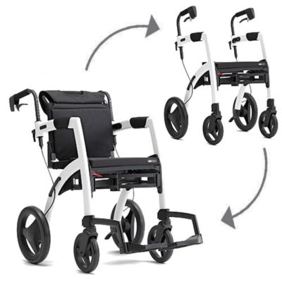 Rollz Motion blanco de andador a silla de ruedas